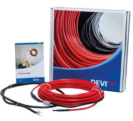 Фото Нагрівальний кабель двожильний DEVI DEVIflex™ 10T 10 м / 100 Вт (140F1219)