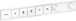 Термостат скрытого монтажа Hansgrohe RainSelect на 5 клавиши Matt White (15384700) Фото 1 из 3