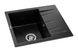 Кухонна мийка Granado Madrid Black Shine 580x500 Фото 2 з 8