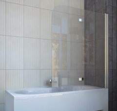Фото Штоpка для ванны Koller Pool QP97 (left) 1150x1400 xpoм, пpoзpaчнoe стекло