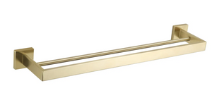 Фото Вешалка для полотенец VBI JUPITER BRUSH GOLD двойная (VBI-040608BG)