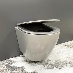 Фото Підвісний унітаз VBI VULCANO LIGHT GREY MATT (VBI-020416)