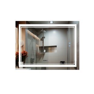 Фото Дзеркало Qtap Cardinal 1200х800 з LED-підсвіткою Touch, з антизапотіванням, з диммером, рег. темп. кольору (3000-6500K) QT0478C12080