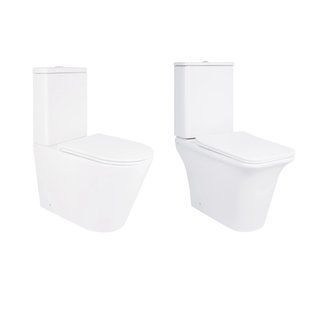Фото Акционный набор: Унитаз напольный Scorpio Ultra Quiet QT14222125AUQW + Унитаз напольный Kalao Rimless QT08221213A W