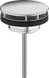 Донний клапан Hansgrohe з фіксованою кришкою для раковини хром (50001000) Фото 2 з 3