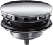 Донный клапан Hansgrohe с фиксированной крышкой для раковины хром (50001000) Фото 1 из 3