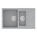 Кухонна мийка з кварцу Vankor Orman OMP 04.80 Gray Фото 1 з 4