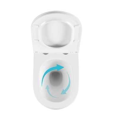 Фото Готове рішення Qtap для ванної кімнати: підвісний унітаз Taurus Ultra Quiet 515x360x350 + комплект інсталяції Standard (лінійна клавіша Chrome)