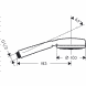 Ручний душ Hansgrohe Crometta 100 1jet хром/білий 26825400 Фото 2 з 3