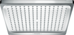 Фото Верхній душ Hansgrohe Crometta E 240 1jet, EcoSmart: 9л/хв білий хромований (26727000)
