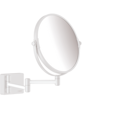 Фото Зеркало для бритья Hansgrohe AddStoris, белый матовый (41791700)