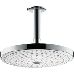 Фото Верхний душ Hansgrohe Raindance Select S 240 2jet с держателем потолочный хромированный/белый (26467400)