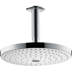 Фото Верхній душ Hansgrohe Raindance Select S 240 2jet з тримачем стельовий хромований/білий (26467400)