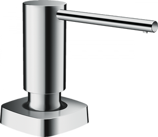 Фото Дозатор кухонный Hansgrohe A71 для моющего средства 500 ml, врезной хромированный (40468000)