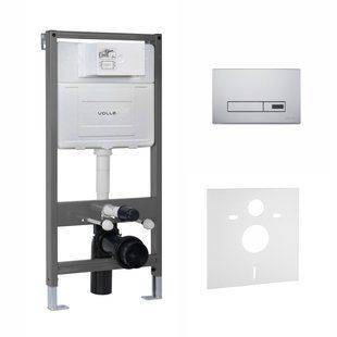 Фото Установка Volle MASTER EVO SENSOR 4в1: рама, крепеж, прокладка, клавиша LARGO cromo