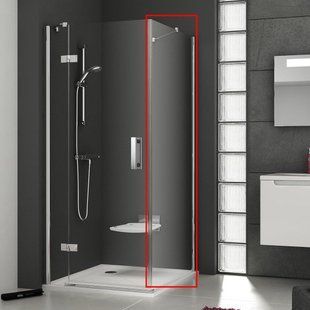 Фото Нерухома стінка Ravak Smartline 80 см SMPS-80 L хром+transparent