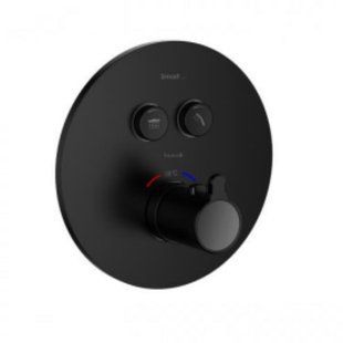 Фото Термостат для душа скрытого монтажа Imprese SMART CLICK черный матовый (ZMK101901238)