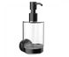 Дозатор жидкого мыла подвесной, стекло Emco Round 4321 133 00 черный Фото 1 из 2
