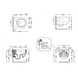 Чаша підвісного унітазу Flaminia MiniApp Goclean 48х36 см, без сидіння (AP119G) Фото 3 з 3