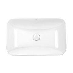 Раковина Qtap Scorpio 610х380х150 White с донным клапаном QT1411K491W