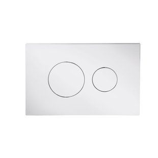 Фото Клавіша змиву Qtap Standard 152x236x28 мм, Chrome, кругла QTSTD164CRM49469