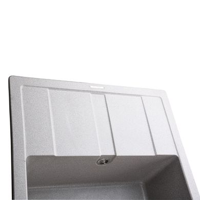 Фото Гранітна мийка Globus Lux ONE 650x500мм, сірий камінь