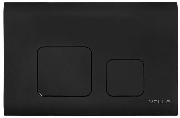 Фото Унітаз Volle NEMO BLACK Rimless (13-17-316 Black) матовий + інсталяція Volle VOLLE MASTER EVO 3в1 (212010), клавіша чорна CUADRA Evo чорний soft-touch