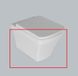 Чаша подвесного унитаза Quarter Bath Cross Grand безободковый белый, без сиденья (70CG03052.00.1.3.01) Фото 1 из 4