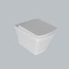 Чаша подвесного унитаза Quarter Bath Cross Grand безободковый белый, без сиденья (70CG03052.00.1.3.01) Фото 2 из 4