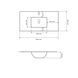 Умывальник врезной VBI FERRARA 100 WHITE (VBI-018030) Фото 2 из 7