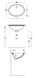Умывальник под столешницу Simas Nevada 58x43,5 см, белый (S53) Фото 4 из 4