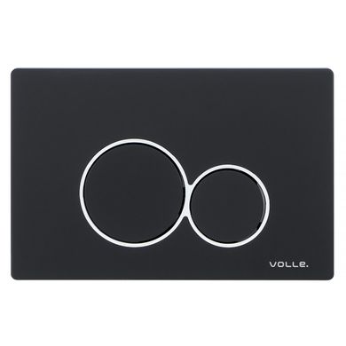 Фото Унитаз Volle NEMO BLACK Rimless (13-17-316 Black) матовый + инсталляция Volle VOLLE MASTER EVO 3в1 (212010), клавиша VISO EVO черный soft-touch