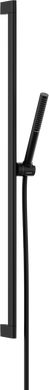Фото Душевой набор Hansgrohe Pulsify S EcoSmart+ со штангой 90 см черный матовый (24383670)