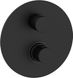 Термостат прихованого монтажу Paffoni Light, чорний матовий (LIQ018NO) Фото 1 з 2