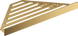 Hansgrohe AddStoris Полиця кутова 14.8х14.8 x 30.5 см Polished Gold Optic (41741990) Фото 1 з 8