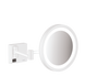 Фото Зеркало для бритья Hansgrohe AddStoris с LED подсветкой, белый матовый (41790700)