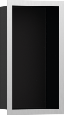 Фото Hansgrohe XtraStoris Individual MB Настенная ниша с рамкой 30х15х10см Brushed Stainless Steel (56095800)
