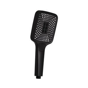 Фото Лійка для ручного душу Qtap Rucni 140x110 мм прямокутна QTRUC125BLM45955 Black Matt