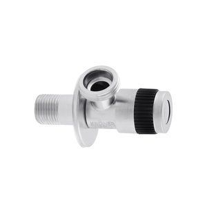 Фото Кран приладовий Kroner KRP Edelstahl Klassisch - ESG102 1/2"х3/4" ЗЗ