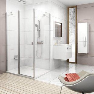 Фото Душові двері Ravak CRV2-110 Satin Transparent