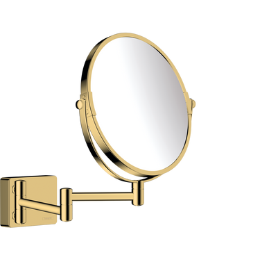 Фото Зеркало для бритья Hansgrohe AddStoris, золотой (41791990)