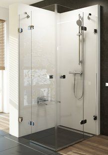 Фото Душові двері Ravak BSRV4-90 chrom + glass Transparent