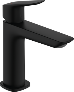 Фото Змішувач Hansgrohe Logis для раковини із зливним набором чорний матовий (71251670)