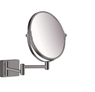 Фото Зеркало для бритья Hansgrohe AddStoris, черный матовый хром (41791340)