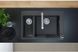 Кухонная мойка Hansgrohe C51-F635-09 Сombi 770x510 на две чаши 180/450 Select со смесителем Chrome (43220000) Фото 3 из 6
