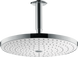 Верхний душ Hansgrohe Raindance Select S 300 2jet с держателем с потолка, хром/белый (27337400) Фото 1 из 6