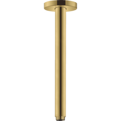 Фото Кронштейн для верхнього душу зі стелі Hansgrohe S 300 мм Polished Gold Optic (27389990)