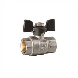 Кран кульовий 3/4" ВВ метелик (Reiger+) (6554249)