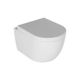 Фото Унітаз підвісний з кришкою Quarter Bath Deep Rimless 49 см білий (70DE03049.00.1.3.01/30SCD.01.02.03.)