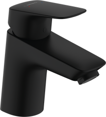 Фото Смеситель для умывальника Hansgrohe Logis с донным клапаном черный матовый (71070670)